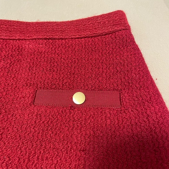 Club Monaco skirt red size 0 - Picture 2 of 9